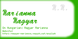 marianna magyar business card